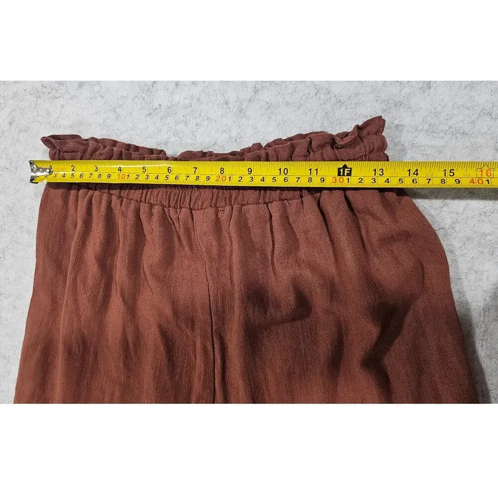 Maxwell James Stanton Kiran Pant 70% Cotton 30% Linen, Drawstring Waist Sz M New - Picture 7 of 8